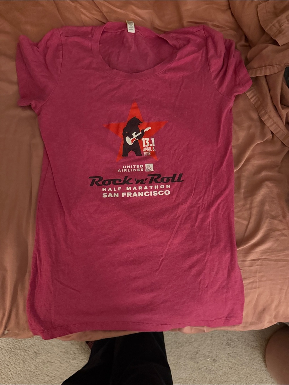 2018 Rock and Roll Half Marathon San Francisco Finisher Shirt